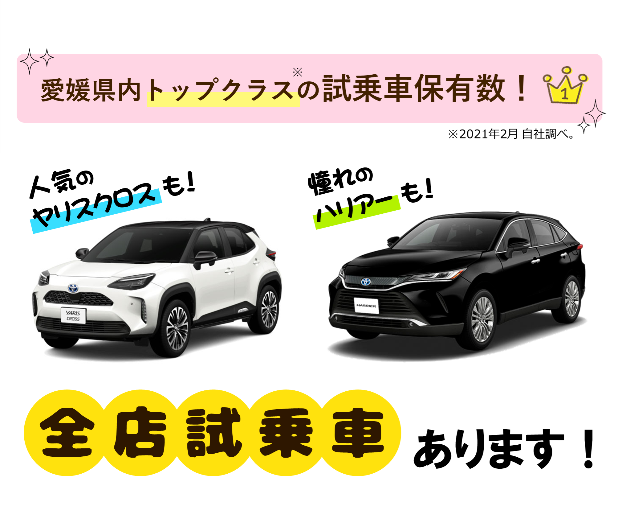 ネッツ愛媛の試乗ガイド ネッツトヨタ愛媛株式会社