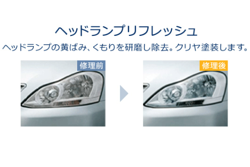 ヘッドランプリフレッシュ