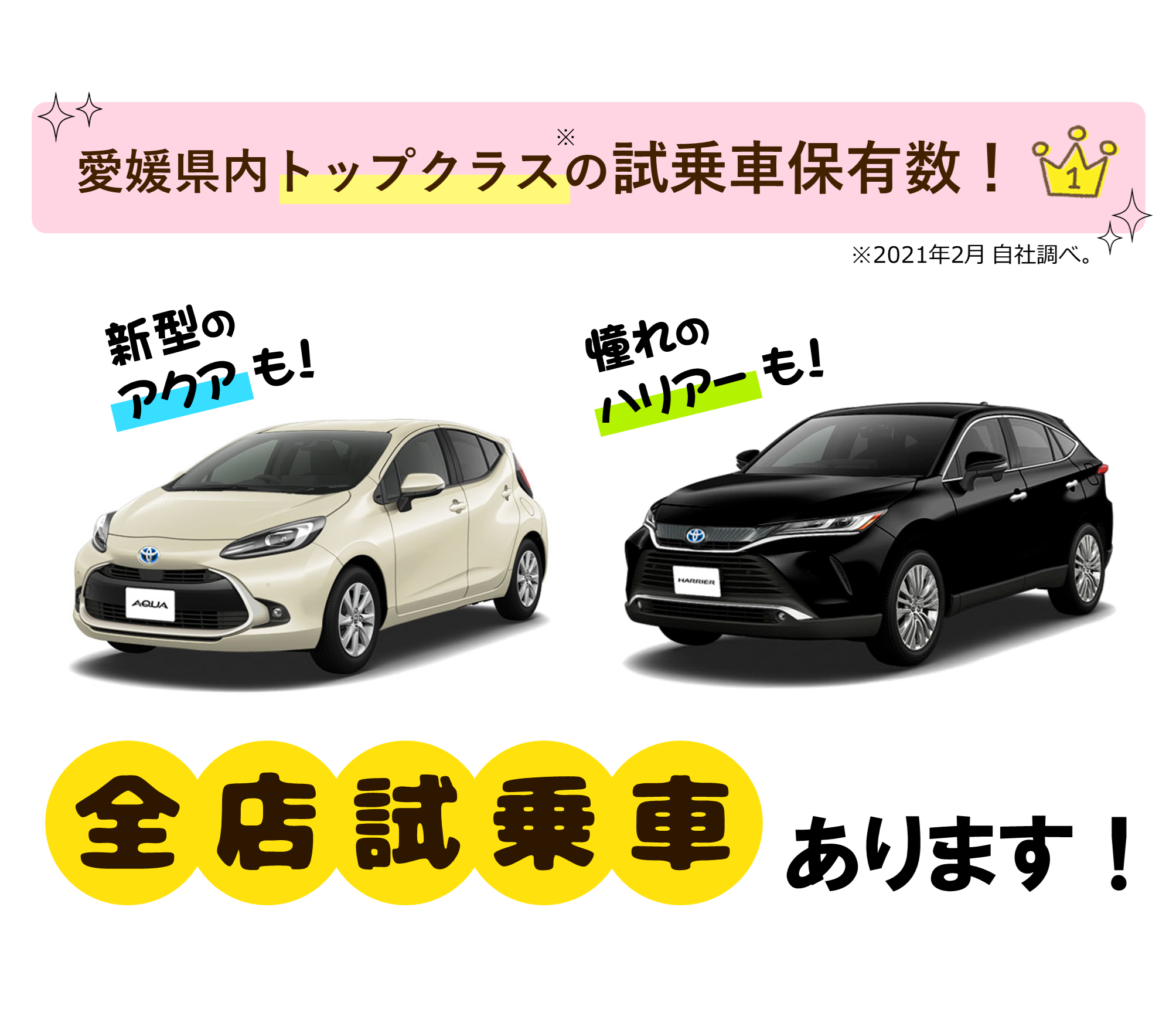 ネッツ愛媛の試乗ガイド ネッツトヨタ愛媛株式会社