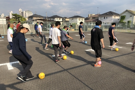 サッカー巡回指導　キッズリーダー講習会