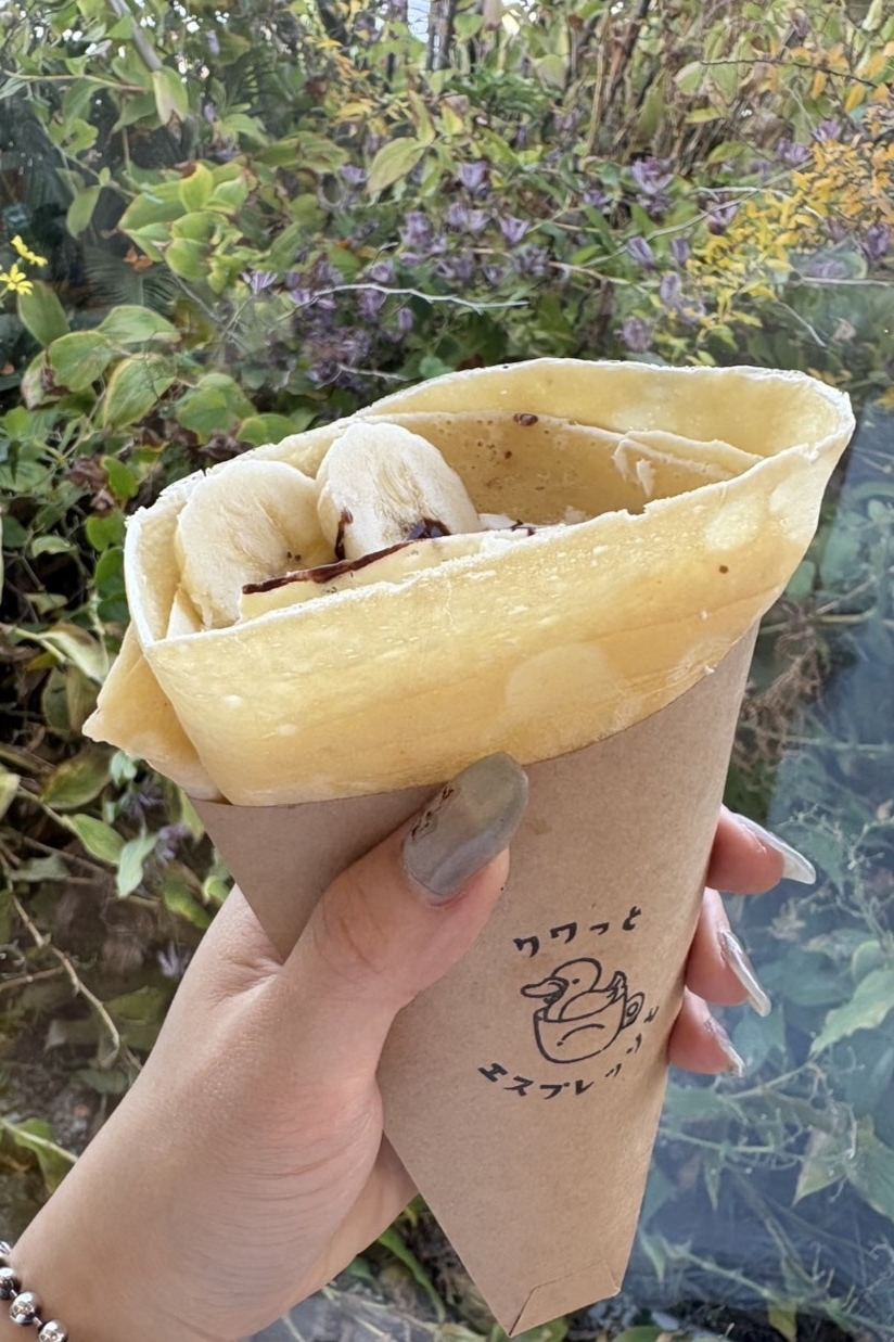 クレープ（チョコバナナ生クリーム）