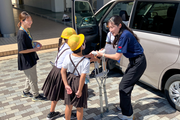 2025.09.22周布小学校（福祉車両乗車体験）出前授業